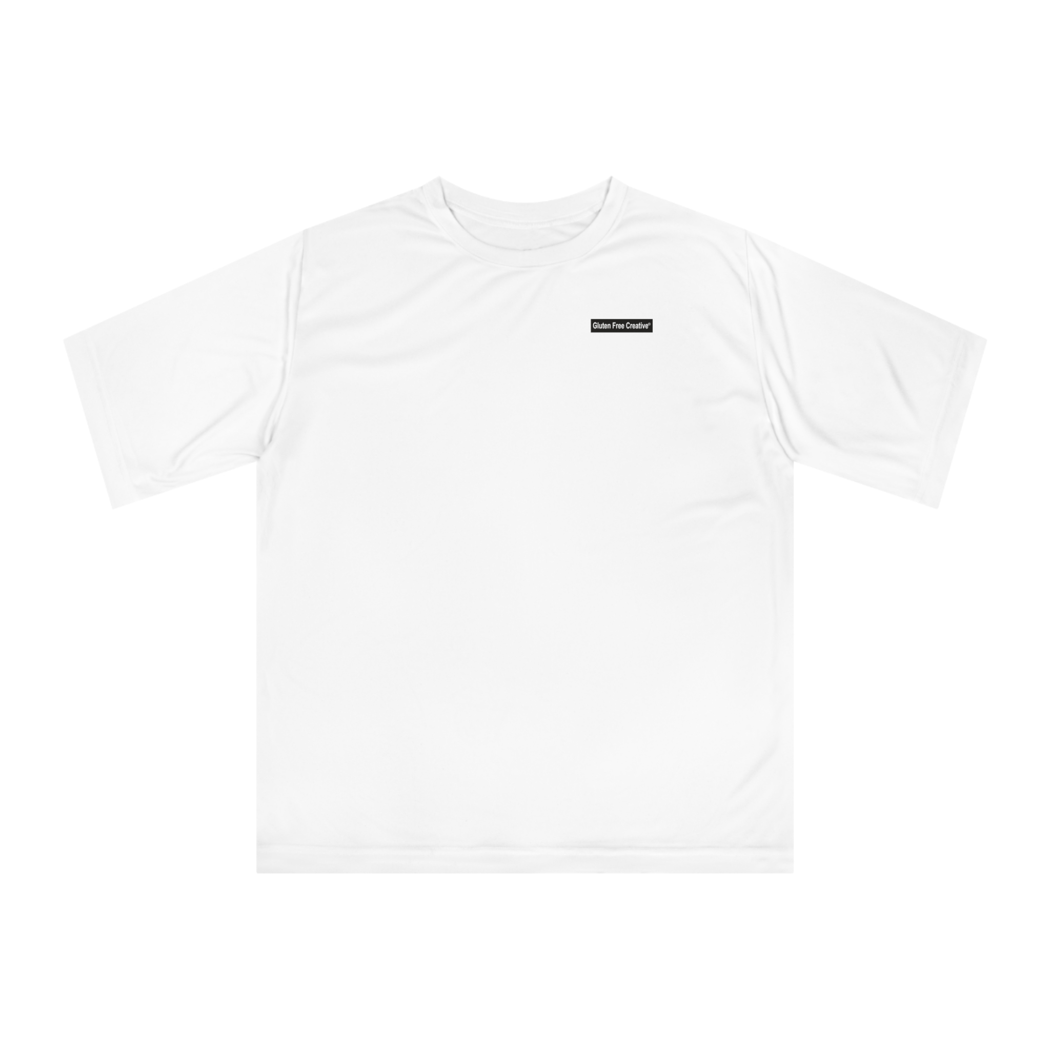 Unisex UPF 40 Sun Protection Shirt - Short Sleeve - White Gluten Free Creative® Logo Design
