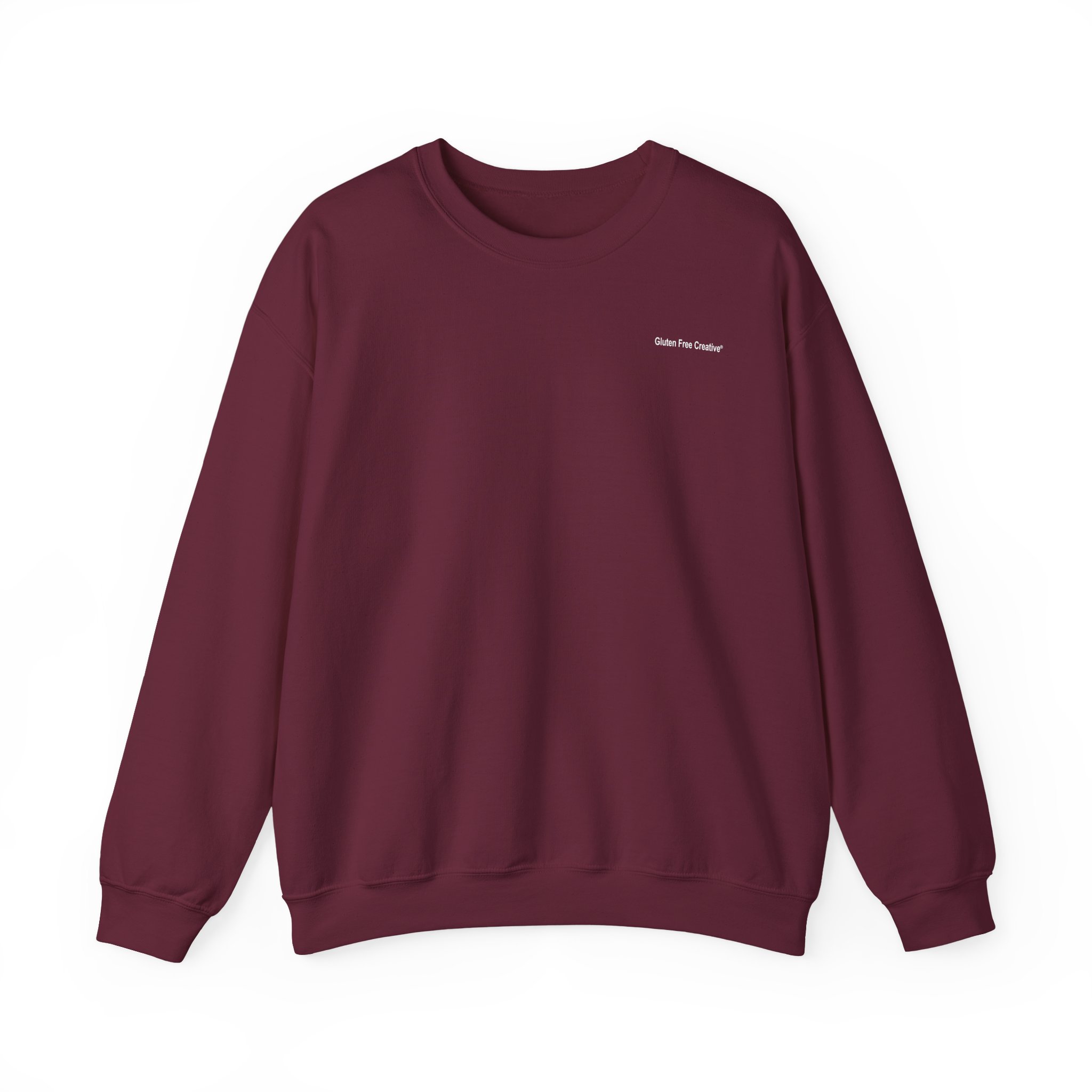 Unisex Crewneck Sweatshirt - Gluten Free Creative® Logo Design - Image 9
