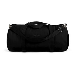 Duffel Bag - Black Gluten Free Creative® Logo Design