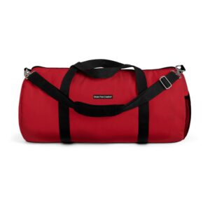 Duffel Bag - Dark Red Gluten Free Creative® Logo Design