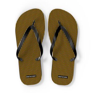 X-Large Unisex Flip Flops - Very Orange Gluten Free Creative® Design