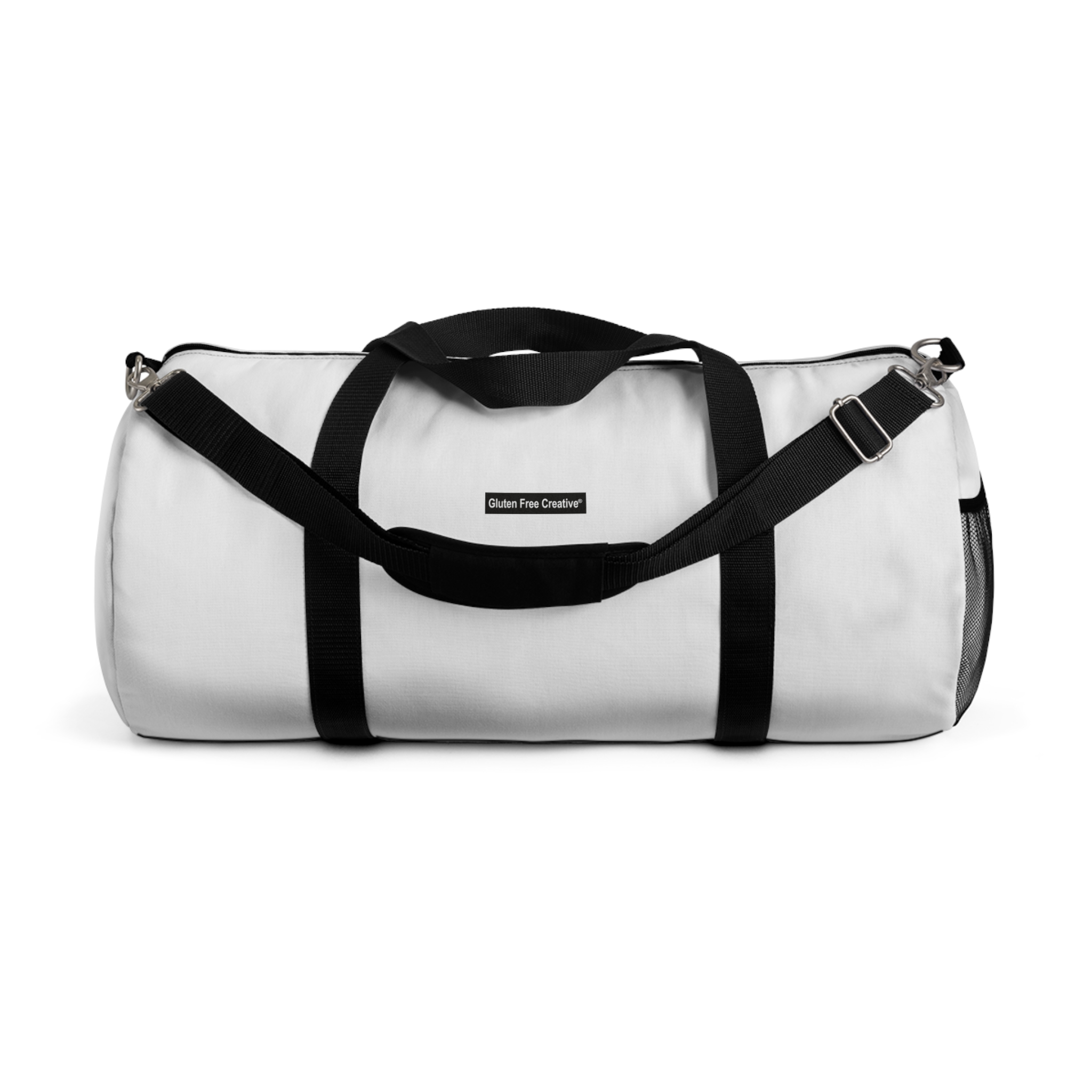 Duffel Bag - White Gluten Free Creative® Logo Design