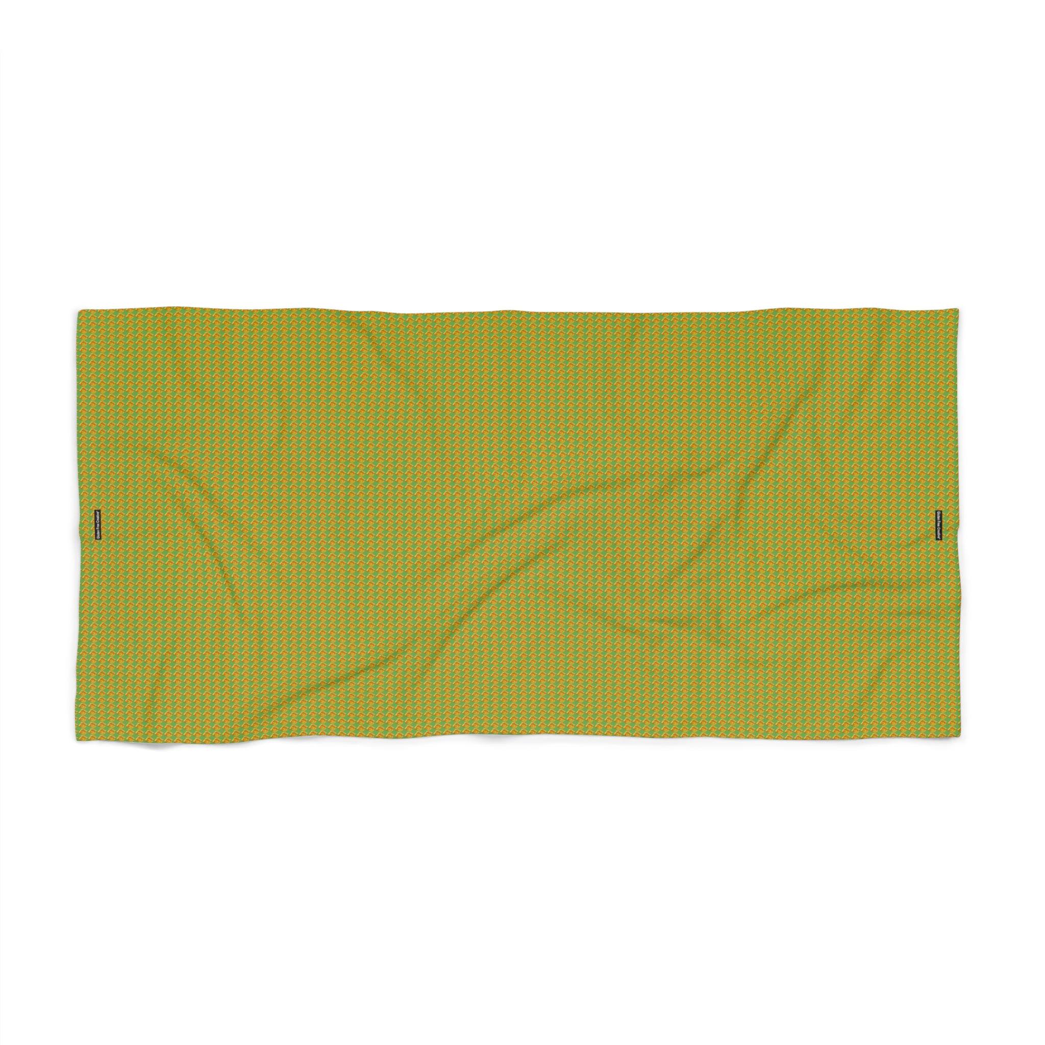 Beach and Bath Towel - Green Citrus Splash Gluten Free Creative® Design - Image 2