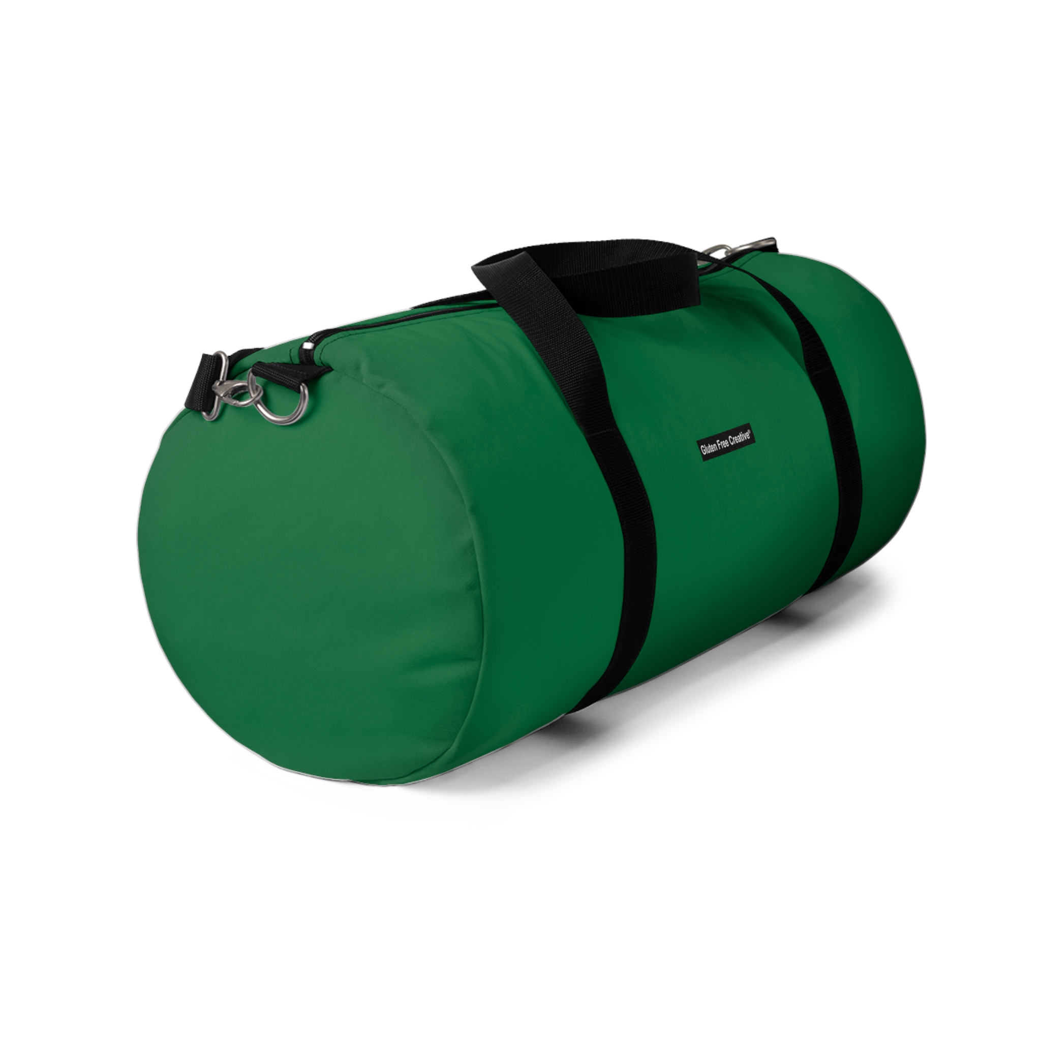 Duffel Bag - Dark Green Gluten Free Creative® Logo Design - Image 2