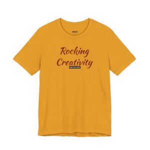 Unisex Crewneck T-Shirt - Gluten Free Creative® Rocking Creativity Design