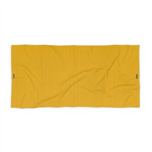 Beach and Bath Towel - Yellow Citrus Splash Gluten Free Creative® Design