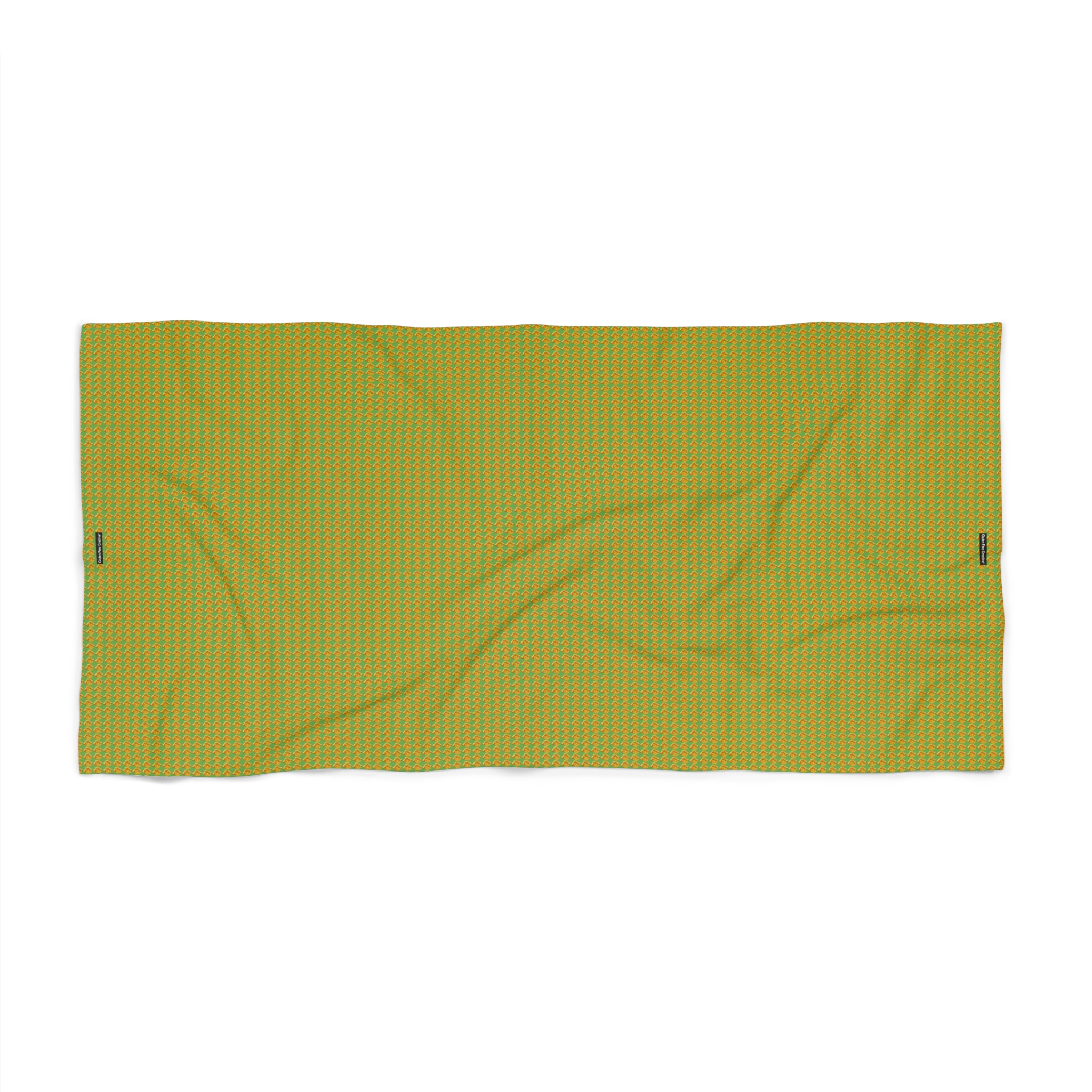 Beach and Bath Towel - Green Citrus Splash Gluten Free Creative® Design