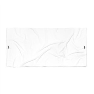 Beach and Bath Towel - White Gluten Free Creative® Logo Design