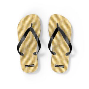 Small Unisex Flip Flops - Orange Love Gluten Free Creative® Design