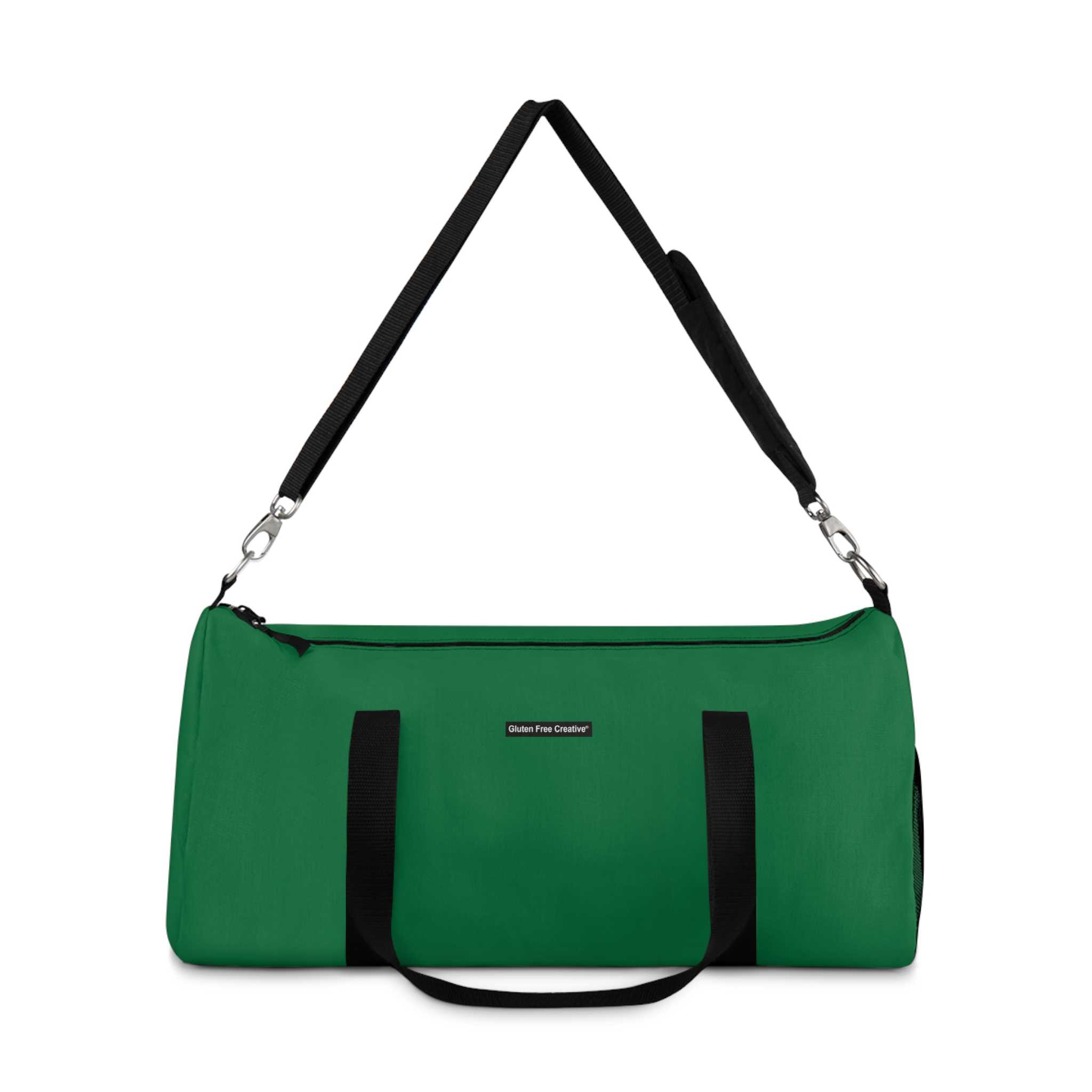Duffel Bag - Dark Green Gluten Free Creative® Logo Design - Image 5