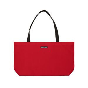 Weekender Tote Bag - Dark Red Gluten Free Creative® Logo Design
