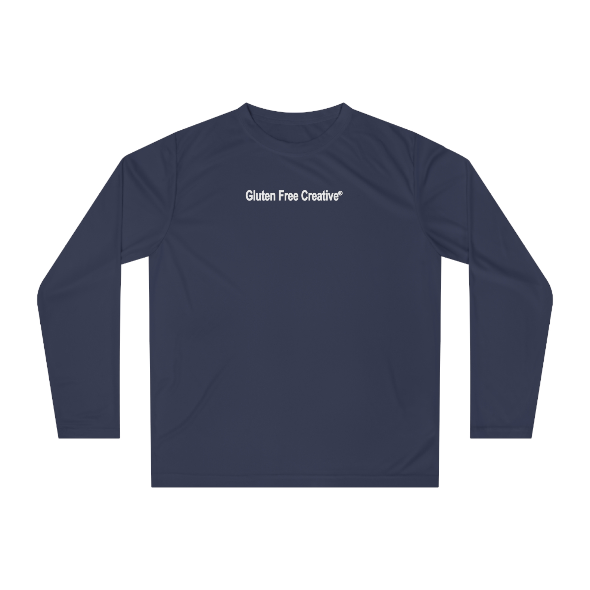 Unisex UPF 40 Sun Protection Shirt - Long Sleeve - Black Gluten Free Creative® Lg Logo Design - Image 3