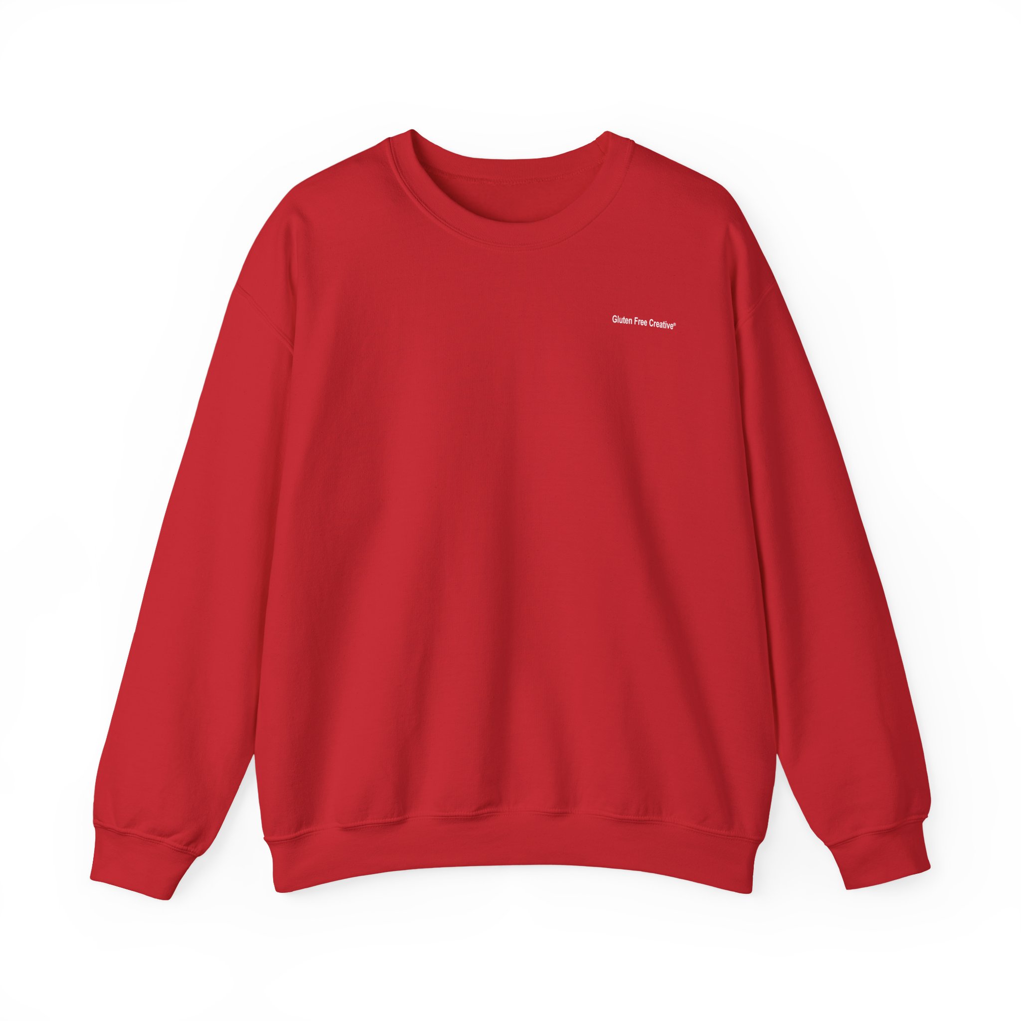 Unisex Crewneck Sweatshirt - Gluten Free Creative® Logo Design - Image 3