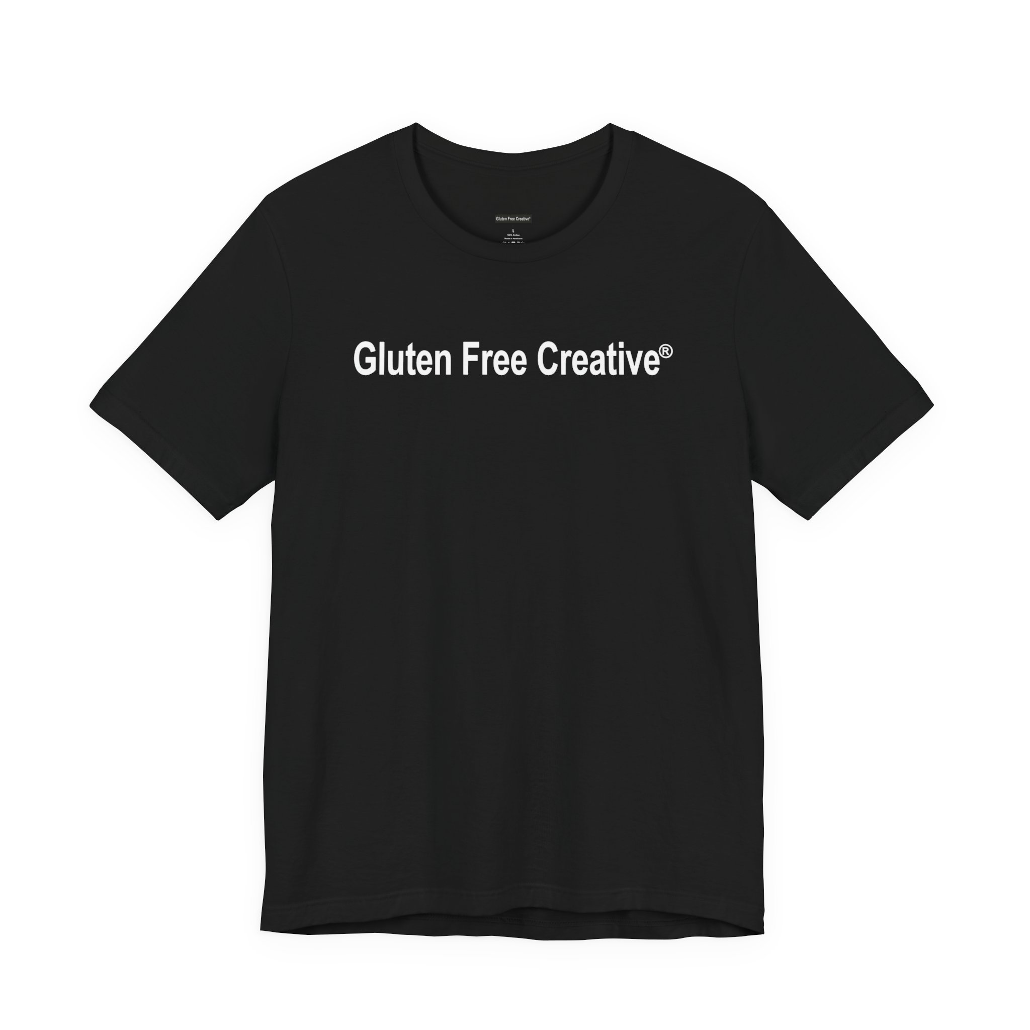 Unisex Crewneck T-Shirt - Gluten Free Creative® Lg Logo Design