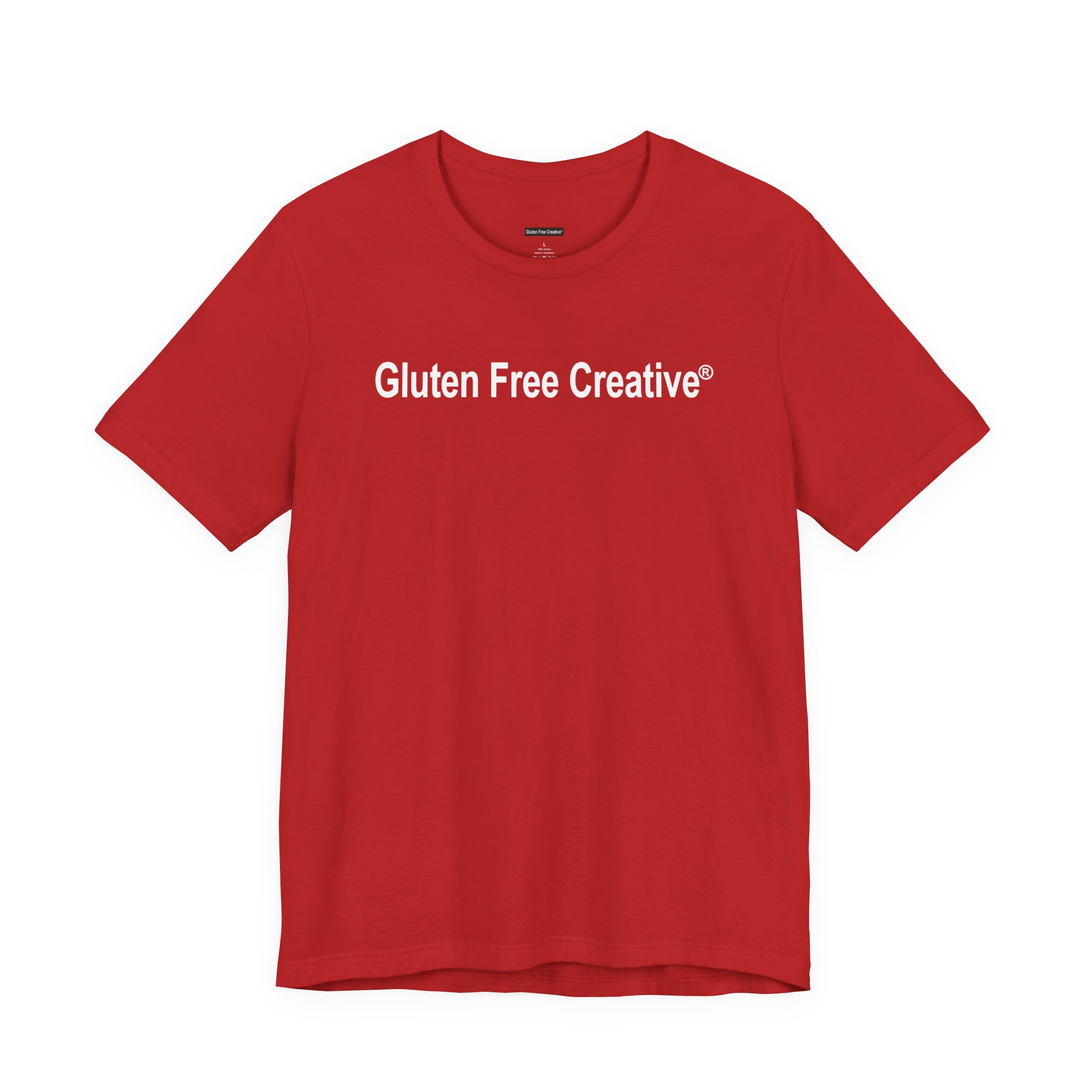 Unisex Crewneck T-Shirt - Gluten Free Creative® Lg Logo Design - Image 13
