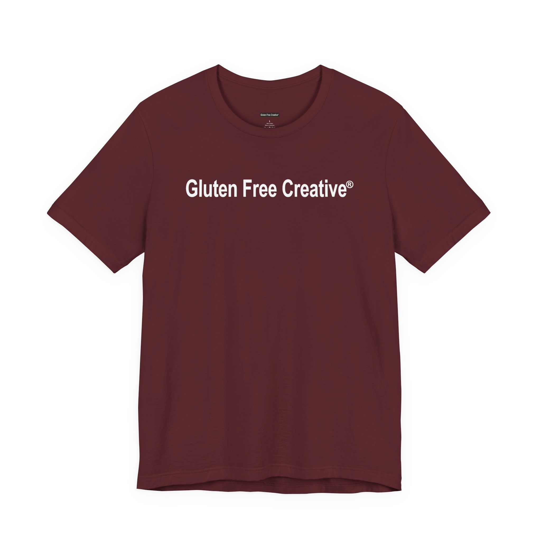 Unisex Crewneck T-Shirt - Gluten Free Creative® Lg Logo Design - Image 7