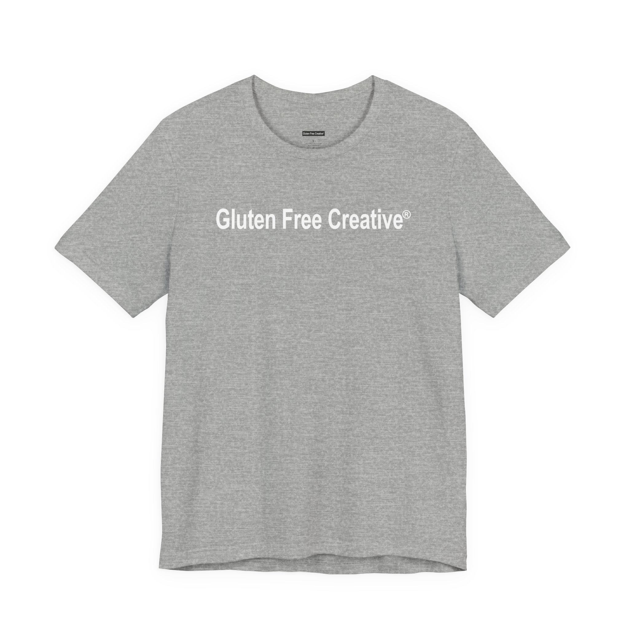 Unisex Crewneck T-Shirt - Gluten Free Creative® Lg Logo Design - Image 5