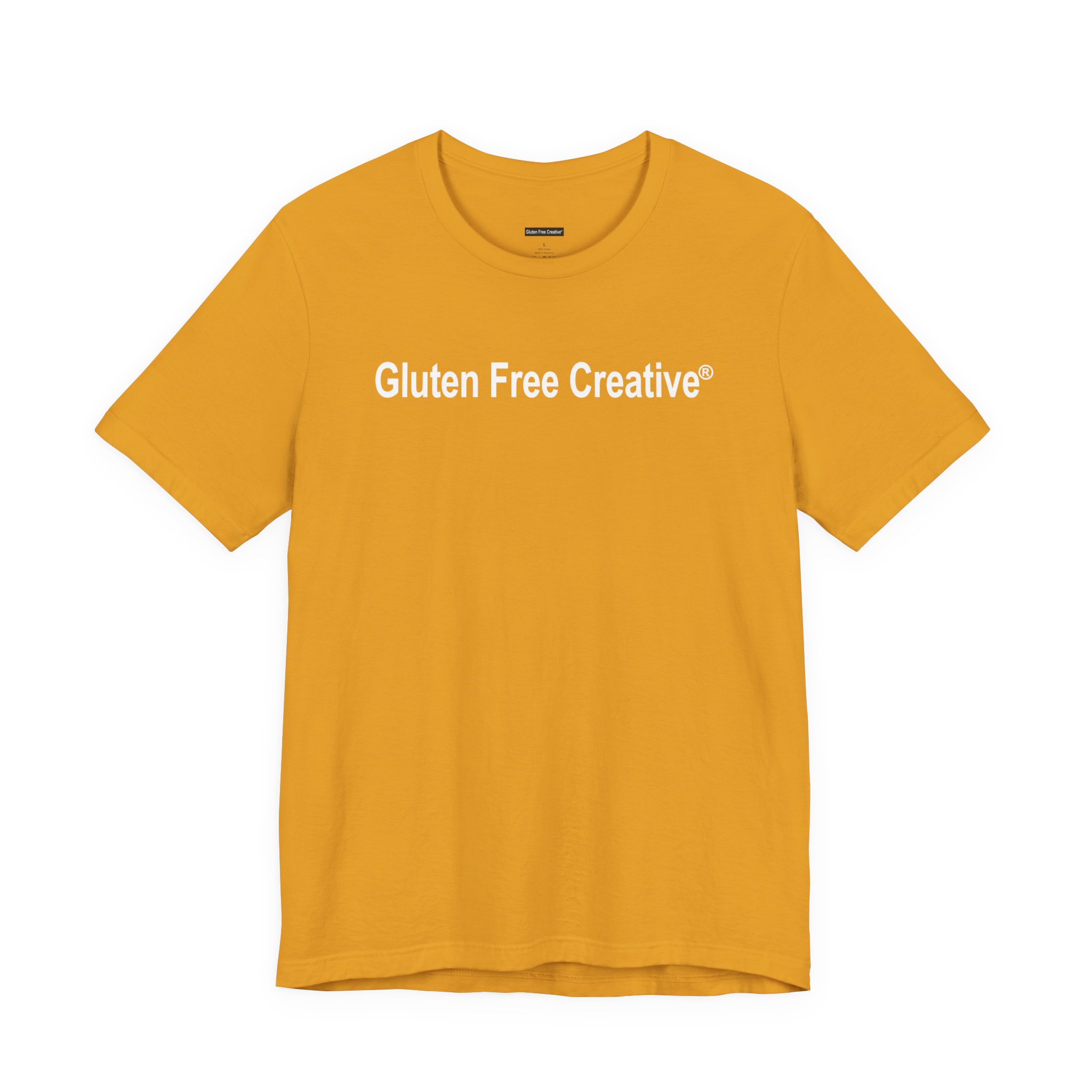 Unisex Crewneck T-Shirt - Gluten Free Creative® Lg Logo Design - Image 9