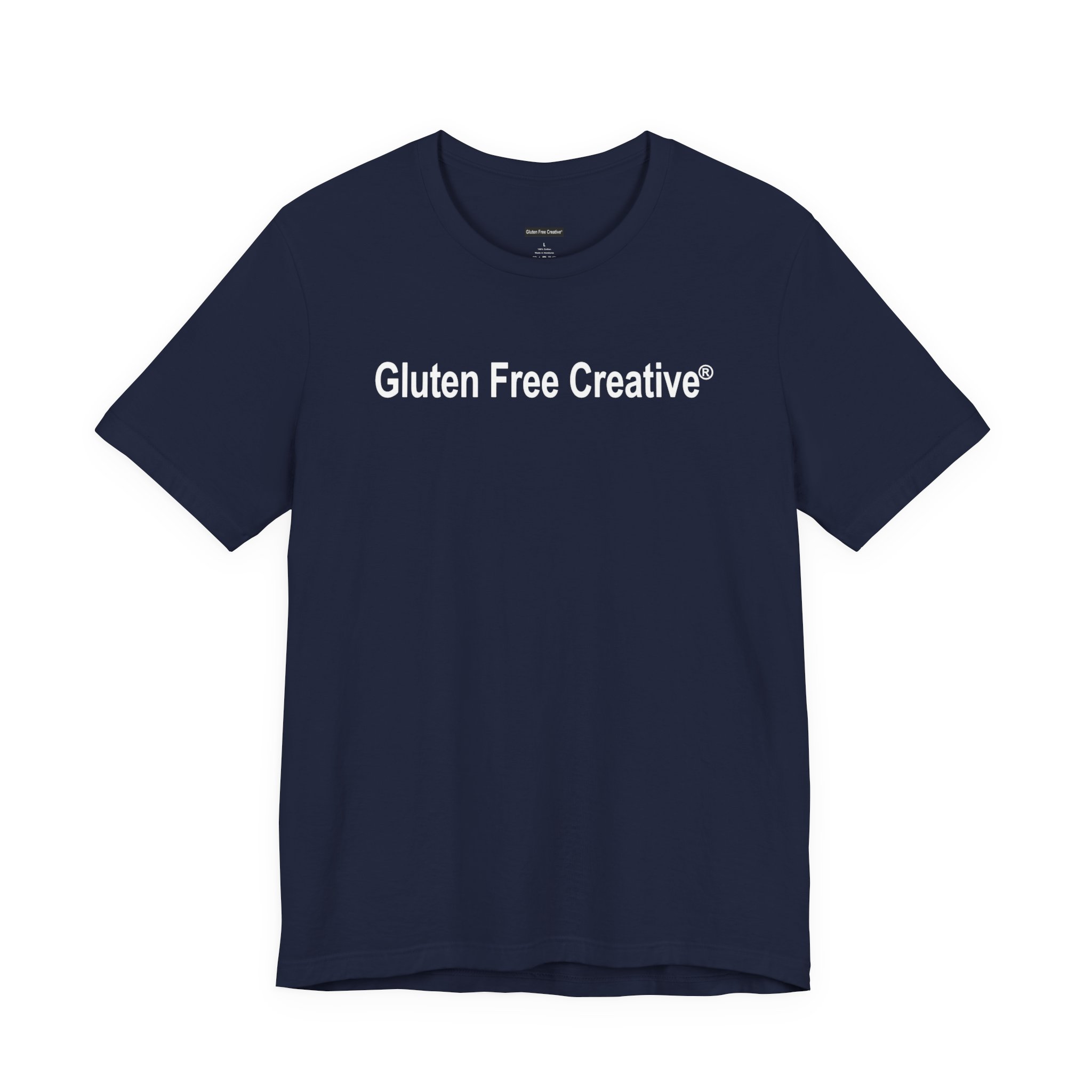 Unisex Crewneck T-Shirt - Gluten Free Creative® Lg Logo Design - Image 11