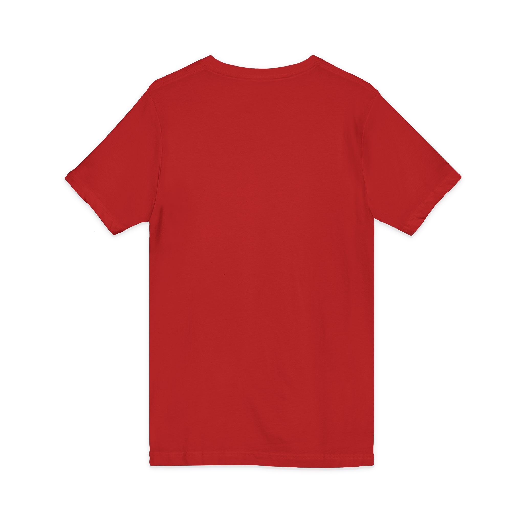 Unisex V-Neck T-Shirt - Gluten Free Creative® Solid Colour Design - Image 6