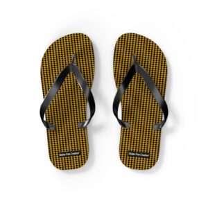 Small Unisex Flip Flops - Very Orange Gluten Free Creative® Design